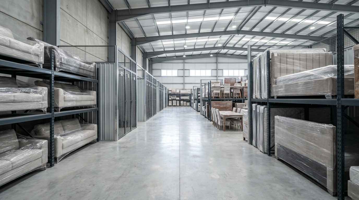 Furniture Storage Solutions in Dubai with Secure Climate-Controlled Storage Units by Draft Box Storage