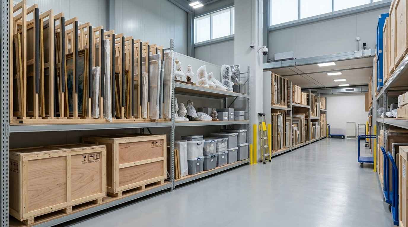 Secure Art Storage in Dubai by Draft Box Storage – Safe Storage for Paintings, Sculptures & Valuable Artwork