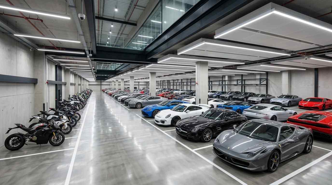 Secure Vehicle Storage in Dubai by Draft Box Storage Safe Indoor Car Storage Facility