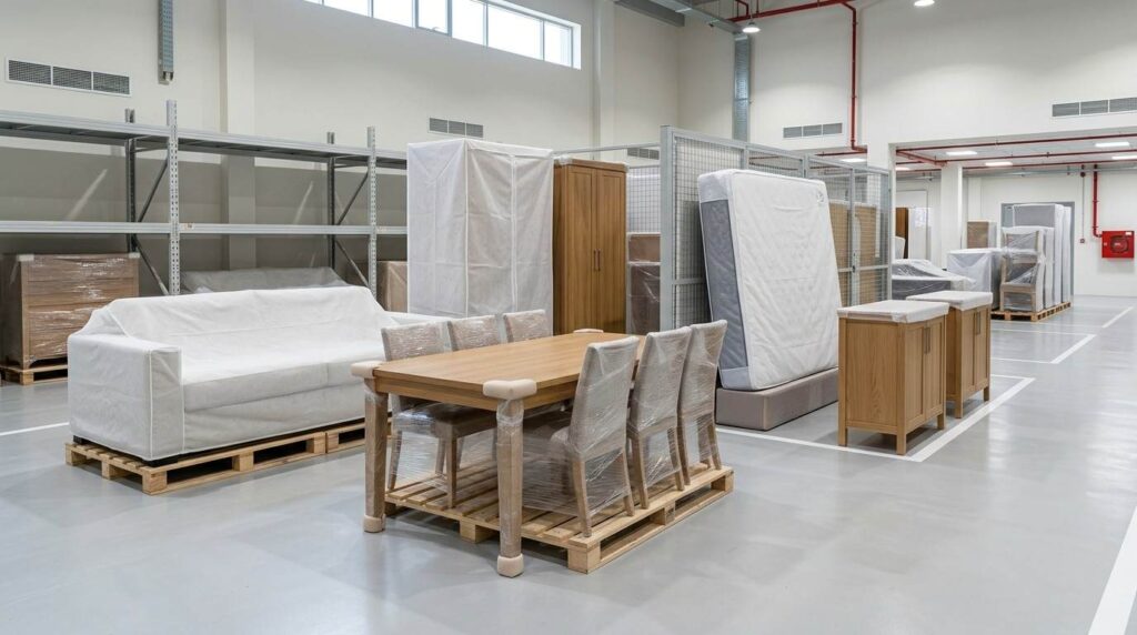 Home furniture storage Dubai for sofas and beds