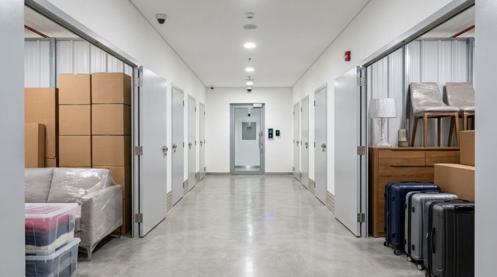 Secure personal storage facility in Dubai