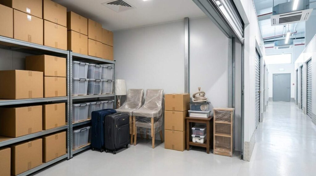 Personal storage units for furniture and belongings in Dubai