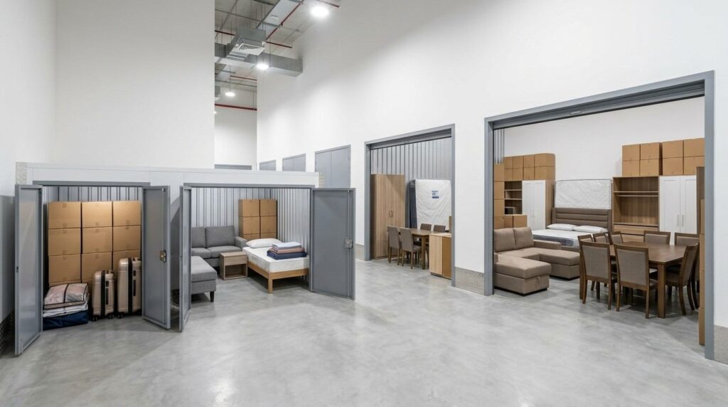 Secure personal storage facility in Dubai
