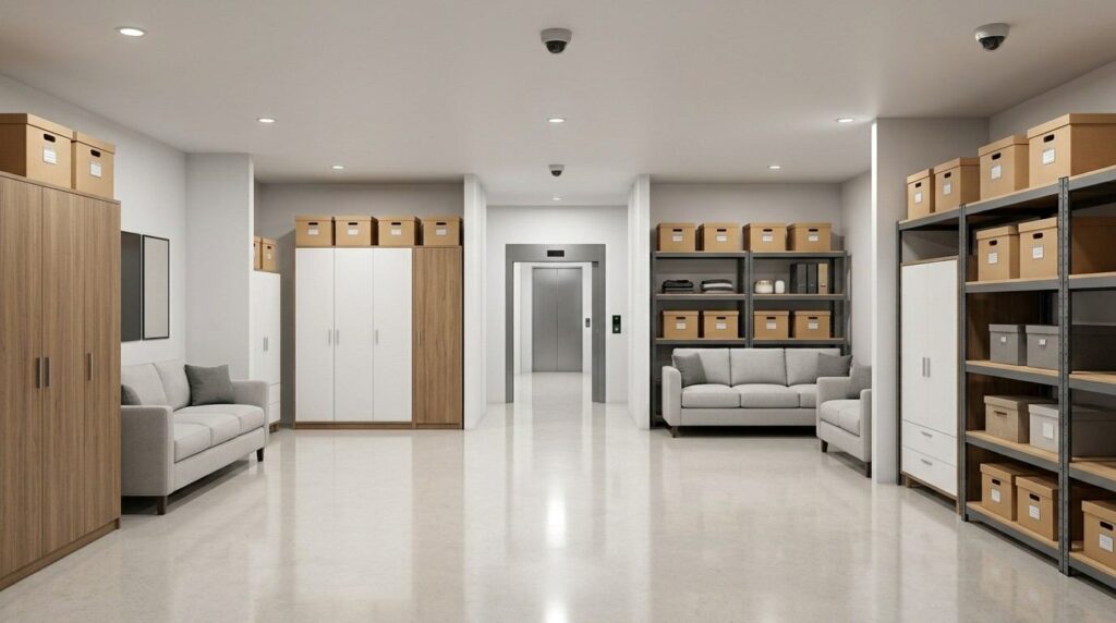 Business storage facility in Dubai for inventory and office items