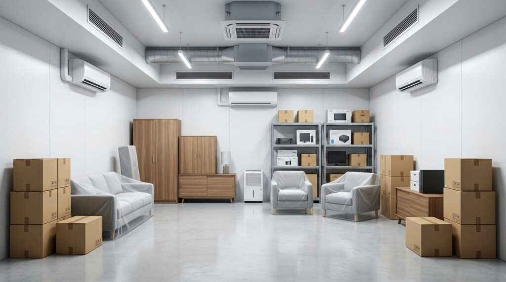 Climate controlled furniture storage in Dubai