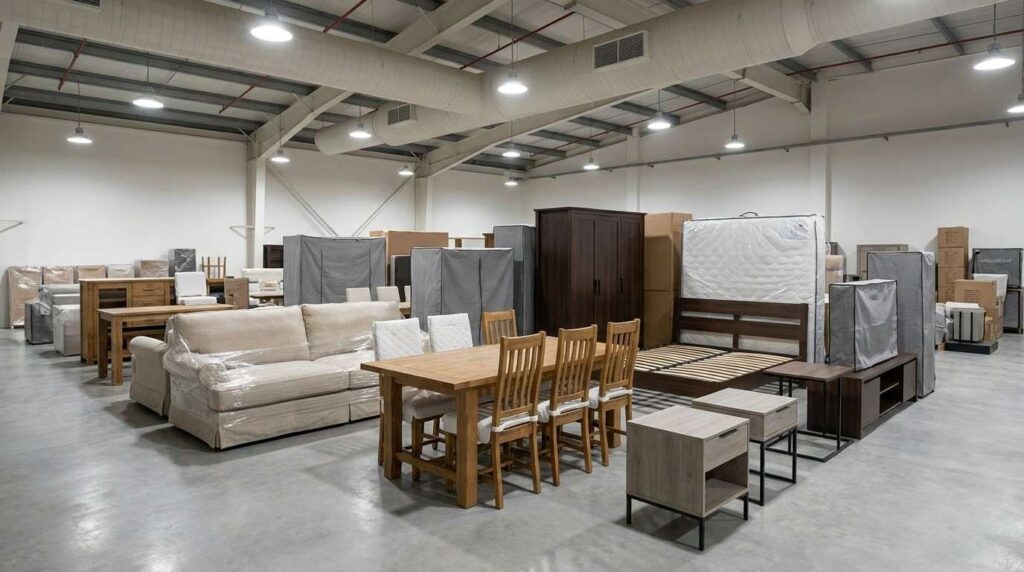 Long term furniture storage facility Dubai