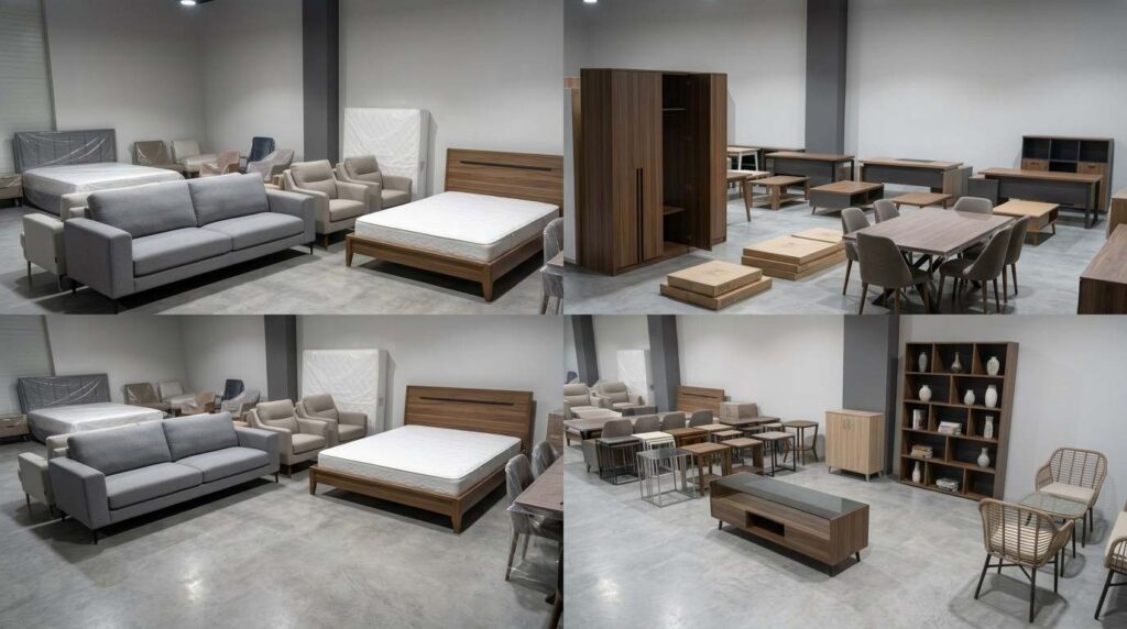 Furniture storage facility in Dubai for household furniture