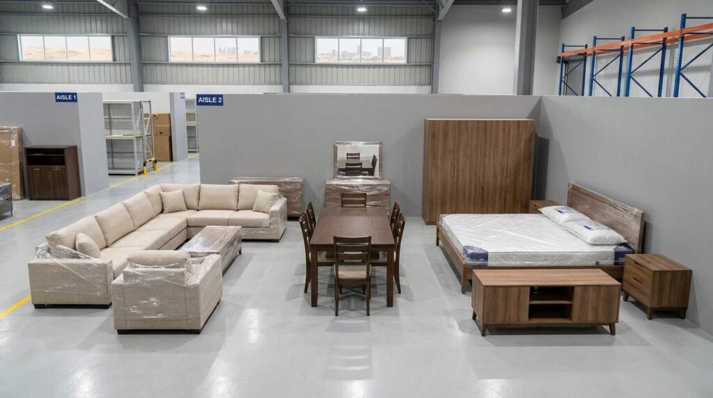 Short term furniture storage services Dubai