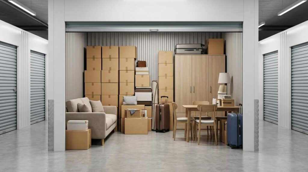 secure furniture storage in Dubai