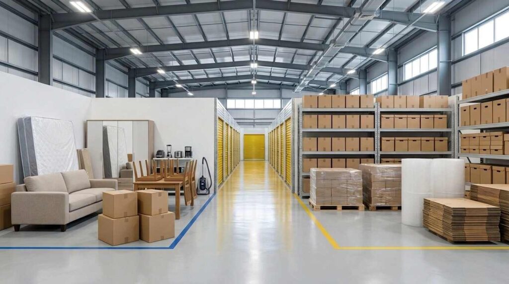 Best self storage Dubai for furniture, chairs, tables, and household items.
