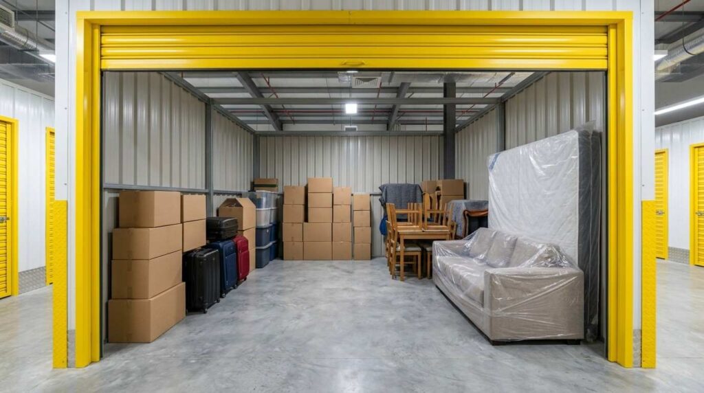 Self storage units in Dubai Al Quoz for personal belongings and household items.